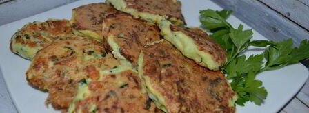 кабачковые оладьи с сыром. Шаг 8