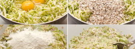 кабачковые оладьи. Шаг 3