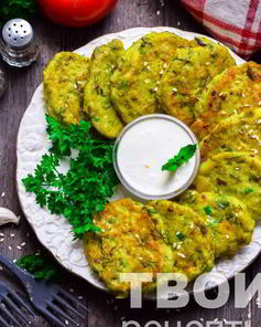 Куриные оладьи