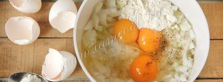 луковые оладьи слезы счастья. Шаг 5