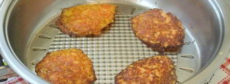 морковные оладьи с манкой. Шаг 9