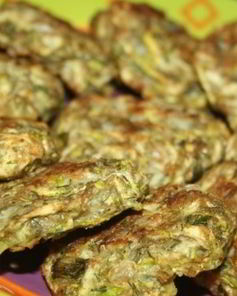 Оладушки из кабачков в духовке