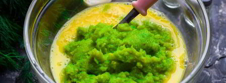 оладьи из брокколи. Шаг 5