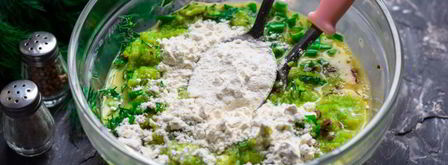 оладьи из брокколи. Шаг 8