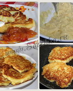 Оладьи из кабачков и картофеля