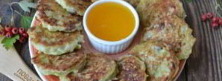 оладьи из кабачков и яблок. Шаг 9