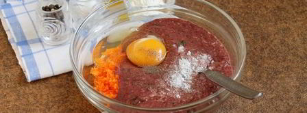 оладьи из куриной печени с морковью. Шаг 7