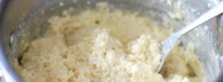 оладьи из пшенной каши. Шаг 4