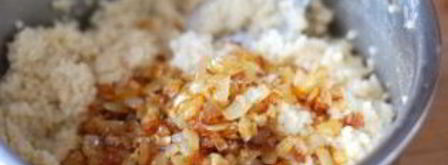 оладьи из пшенной каши. Шаг 7