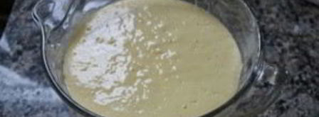 оладьи на дрожжах на молоке. Шаг 6