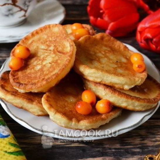 Рецепт оладий на кефире без соды