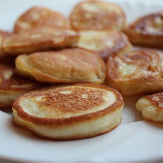 Рецепт оладий на кефире и молоке