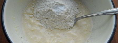 оладьи на сметане с яблоками. Шаг 4