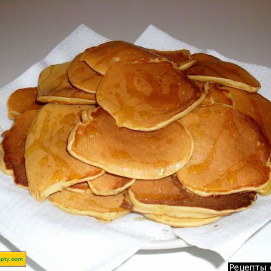 Рецепт оладий с яблоками на молоке