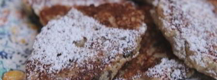 овсяные оладушки на кефире с изюмом и корицей. Шаг 7