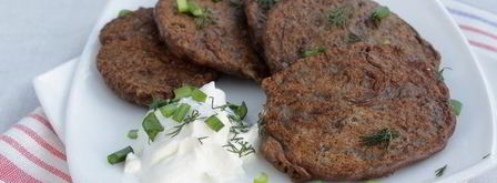 печеночные оладьи с гречкой. Шаг 6