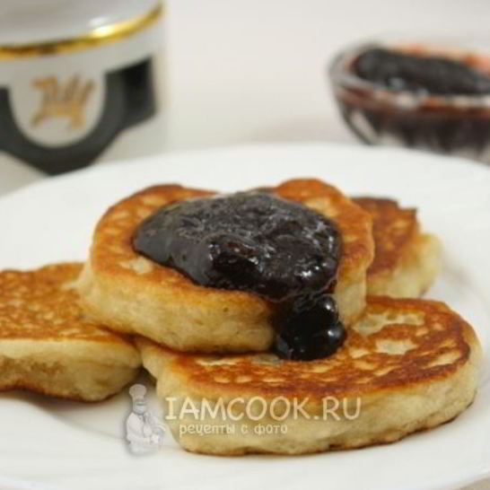 Рецепт постных оладий с яблоками