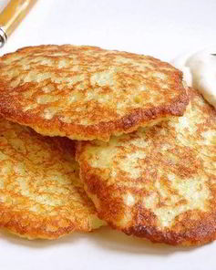 Простые оладьи из картофеля