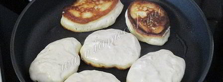 пышные оладьи на кислом молоке. Шаг 7