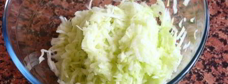 сладкие оладьи из кабачков и моркови. Шаг 5