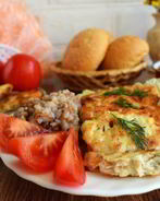 Сочные куриные оладушки