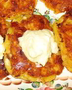 Сырные оладьи