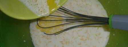 яблочные оладьи с грушевым припеком. Шаг 5