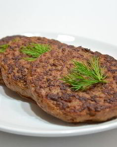 Закусочные оладьи из печени