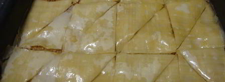 пахлава с медом и лимонным соком. Шаг 4