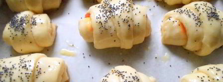 дрожжевые рогалики с маком. Шаг 9