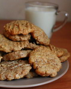 Мягкое овсяно-арахисовое печенье