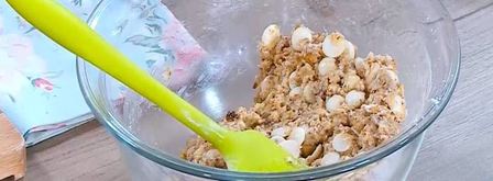 ореховое печенье с белым шоколадом и кокосом. Шаг 7