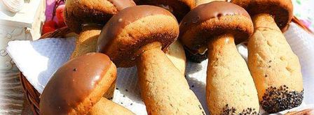 печенье грибочки. Шаг 14