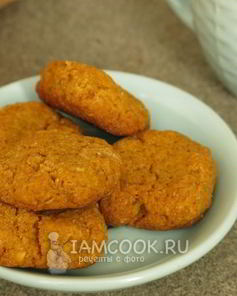 Печенье из тыквы и овсяных хлопьев