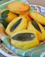 Печенье Мадлен с шалфеем