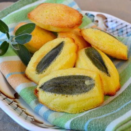 Рецепт печенье мадлен с шалфеем