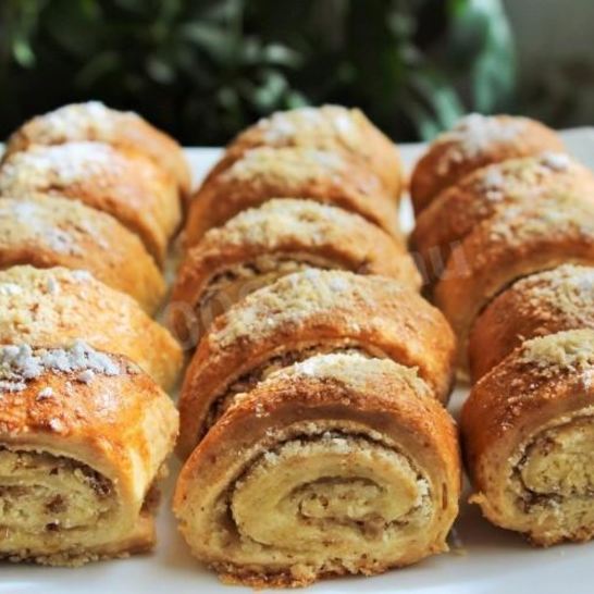 Рецепт печенья с ореховой начинкой