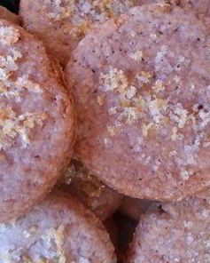 Песочное печенье с лимоном