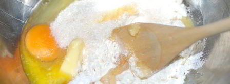 песочное печенье с шоколадной глазурью. Шаг 3