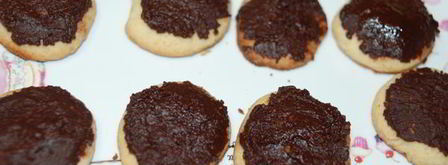 песочное печенье с шоколадной глазурью. Шаг 9