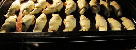 рогалики с джемом на сметане. Шаг 6