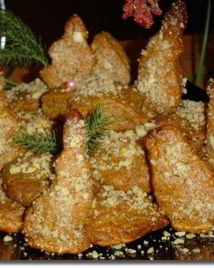 Рождественское печенье с медом и орехами Меломакарона