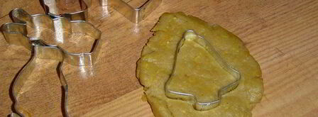 рождественское печенье с медом и орехами меломакарона. Шаг 5