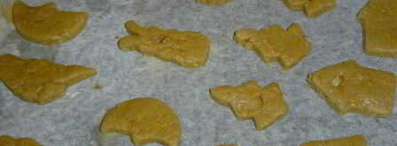 рождественское печенье с медом и орехами меломакарона. Шаг 6