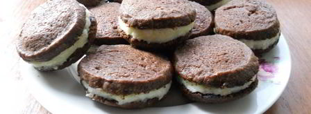 шоколадное печенье с кокосовым кремом. Шаг 13