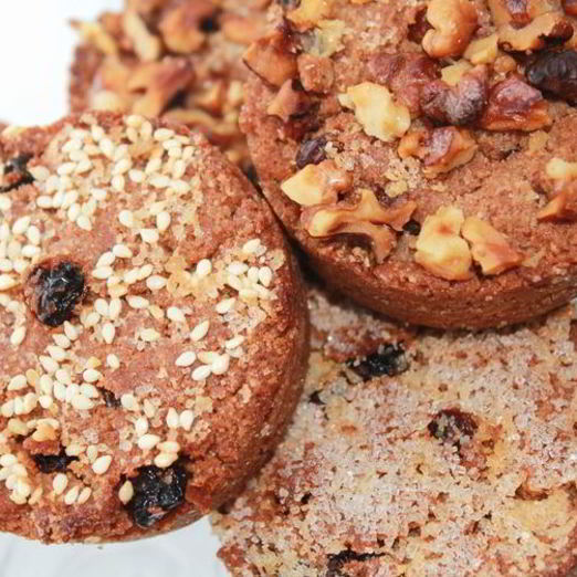 Цельнозерновое печенье с изюмом