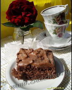 Грушевый пирог с творожным сыром