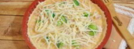 киш с лососем и брокколи. Шаг 8