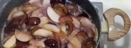 открытый сливовый пирог. Шаг 4