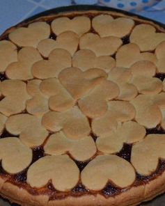 Песочный пирог с вареньем